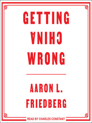 cover image of Getting China Wrong